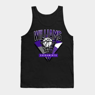 Sacramento Basketball Throwback 90s Williams Tank Top